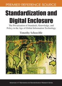 Imagen de portada: Standardization and Digital Enclosure 9781605663340