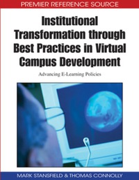 Cover image: Institutional Transformation through Best Practices in Virtual Campus Development 9781605663586