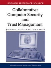 Imagen de portada: Collaborative Computer Security and Trust Management 9781605664149