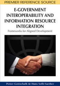 Titelbild: E-Government Interoperability and Information Resource Integration 9781605666488