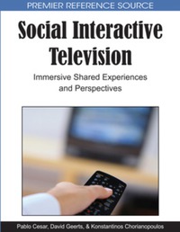 Cover image: Social Interactive Television 9781605666563