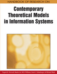 Cover image: Handbook of Research on Contemporary Theoretical Models in Information Systems 9781605666594