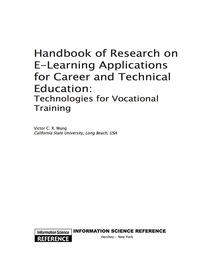 Imagen de portada: Handbook of Research on E-Learning Applications for Career and Technical Education 9781605667393