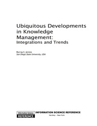 Cover image: Ubiquitous Developments in Knowledge Management 9781605669540