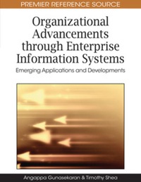 Imagen de portada: Organizational Advancements through Enterprise Information Systems 9781605669687