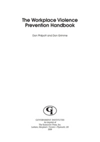 Cover image: The Workplace Violence Prevention Handbook 9781605906461