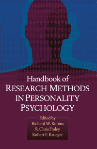 Cover image: Handbook of Research Methods in Personality Psychology 9781606236123