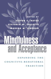 Cover image: Mindfulness and Acceptance 9781609189891