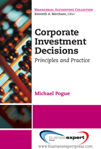 Imagen de portada: Corporate Investment Decisions 9781606490648