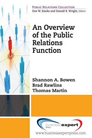 Cover image: An Overview of the Public Relations Function 9781606490990