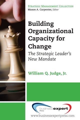 Cover image: Building Organizational Capacity for Change 9781606491249