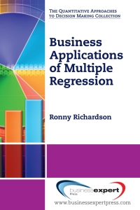 表紙画像: Business Applications of Multiple Regression 9781606492314