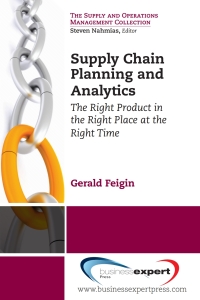 Cover image: Supply Chain Planning and Analytics 9781606492451