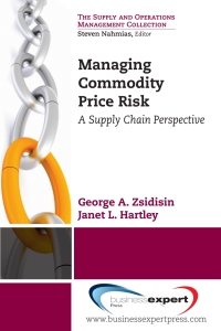 Cover image: Managing Commodity Price Risk 9781606492628