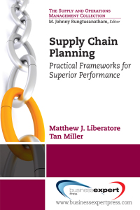 Cover image: Supply Chain Planning 9781606493168