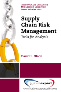 صورة الغلاف: Supply Chain Risk Management 9781606493304