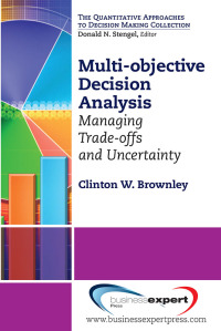 Cover image: Multi-objective Decision Analysis 9781606494523