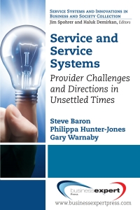 Imagen de portada: Service and Service Systems 9781606495766