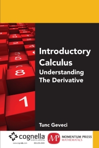 Imagen de portada: Introductory Calculus I: Understanding the Derivative