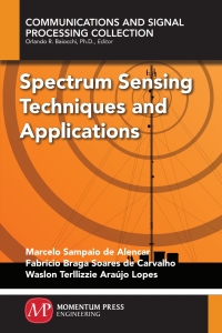 Imagen de portada: Spectrum Sensing Techniques and Applications 9781606509791