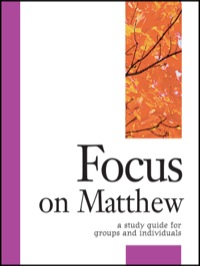 Titelbild: Focus on Matthew 9781889108698