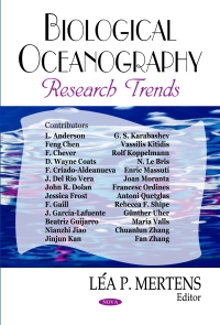 Cover image: Biological Oceanography Research Trends 9781600219351