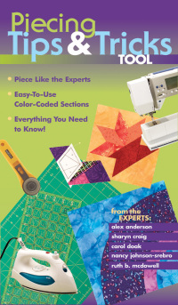 Cover image: Piecing Tips & Tricks Tool 9781571209832