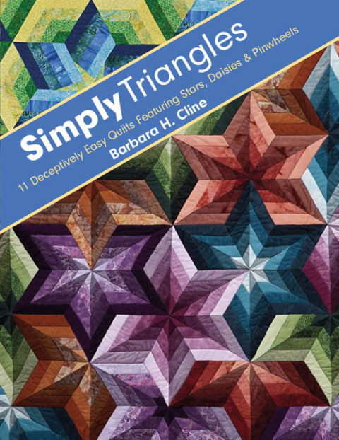 Simply Triangles: 11 Deceptively Easy Quilts Featuring Stars, Daisies & Pinwheels - FULL INSTANT DOWNLOAD | PDF DOCX EPUB