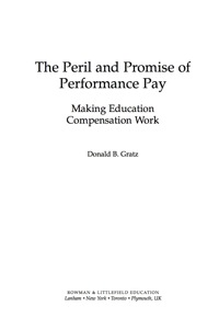 Titelbild: The Peril and Promise of Performance Pay 9781607090113