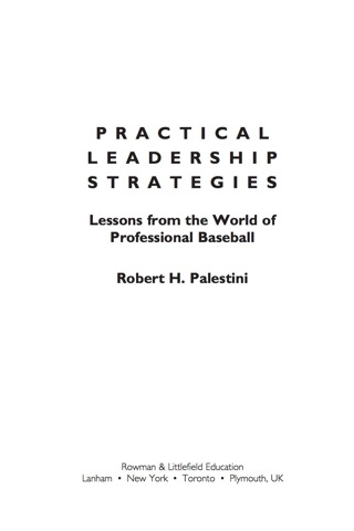 Cover image: Practical Leadership Strategies 1st edition 9781607090250