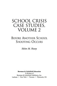 Cover image: School Crisis Case Studies 9781607091523