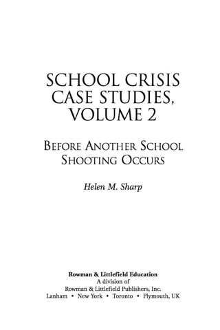 Imagen de portada: School Crisis Case Studies 9781607091523