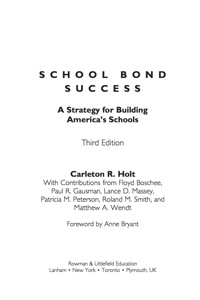 Cover image: School Bond Success 3rd edition 9781607091677