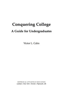 Cover image: Conquering College 9781607091875