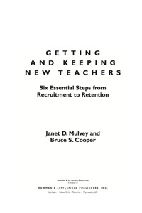 Cover image: Getting and Keeping New Teachers 9781607092179