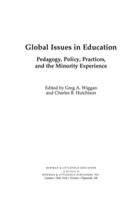Immagine di copertina: Global Issues in Education 9781607092728