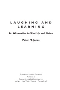 Cover image: Laughing and Learning 9781607093176