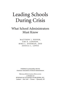 Imagen de portada: Leading Schools During Crisis 9781607093435