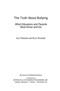 Imagen de portada: The Truth About Bullying 9781607094104