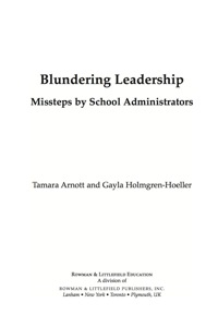 Cover image: Blundering Leadership 9781607094227