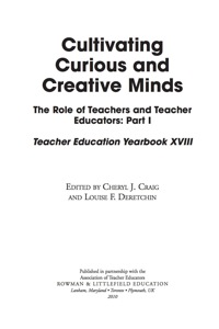 Titelbild: Cultivating Curious and Creative Minds 9781607096283