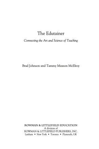Imagen de portada: The Edutainer 1st edition 9781607096122