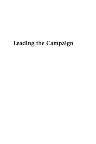 Imagen de portada: Leading the Campaign 1st edition 9781607096498
