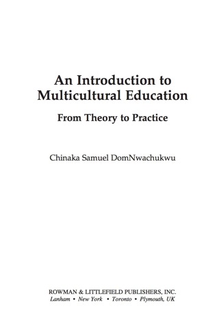 Cover image: Introduction to Multicultural Education 9781607096832