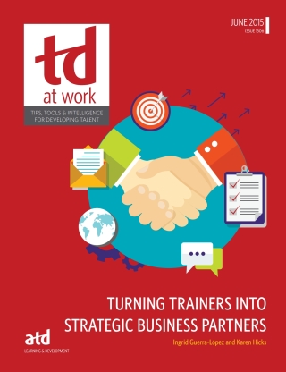 Cover image: Turning Trainers Into Strategic Business Partners 9781607282891