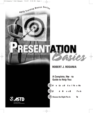 صورة الغلاف: Presentation Basics 9781562863470