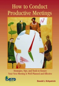 Imagen de portada: How to Conduct Productive Meetings 9781562864538