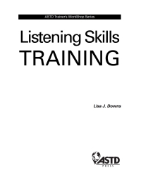 Cover image: Listening Skills Training 9781562865023