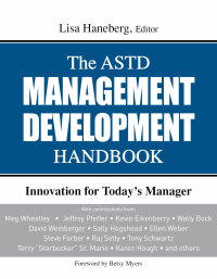 Imagen de portada: The ASTD Management Development Handbook 9781562868246