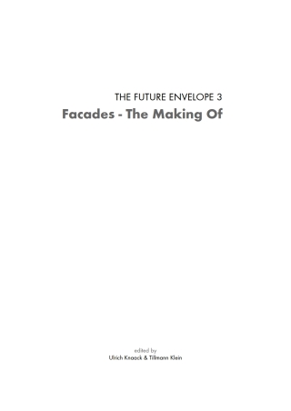 Cover image: The Future Envelope 3 1st edition 9781607506713